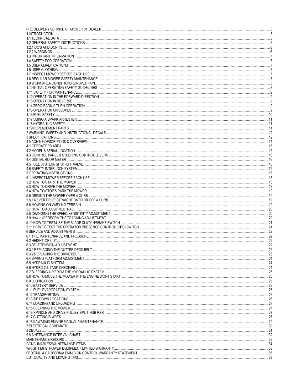 Wright Serial 54956 and higher User Manual | Page 3 / 44