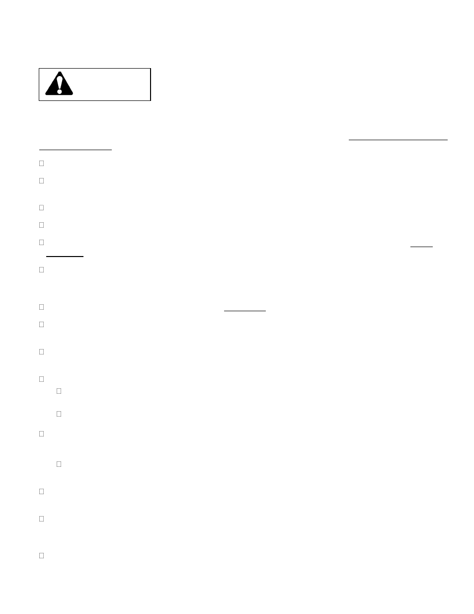 Pre-delivery service of mower by dealer, Warning | Wright Serial 54956 and higher User Manual | Page 4 / 44