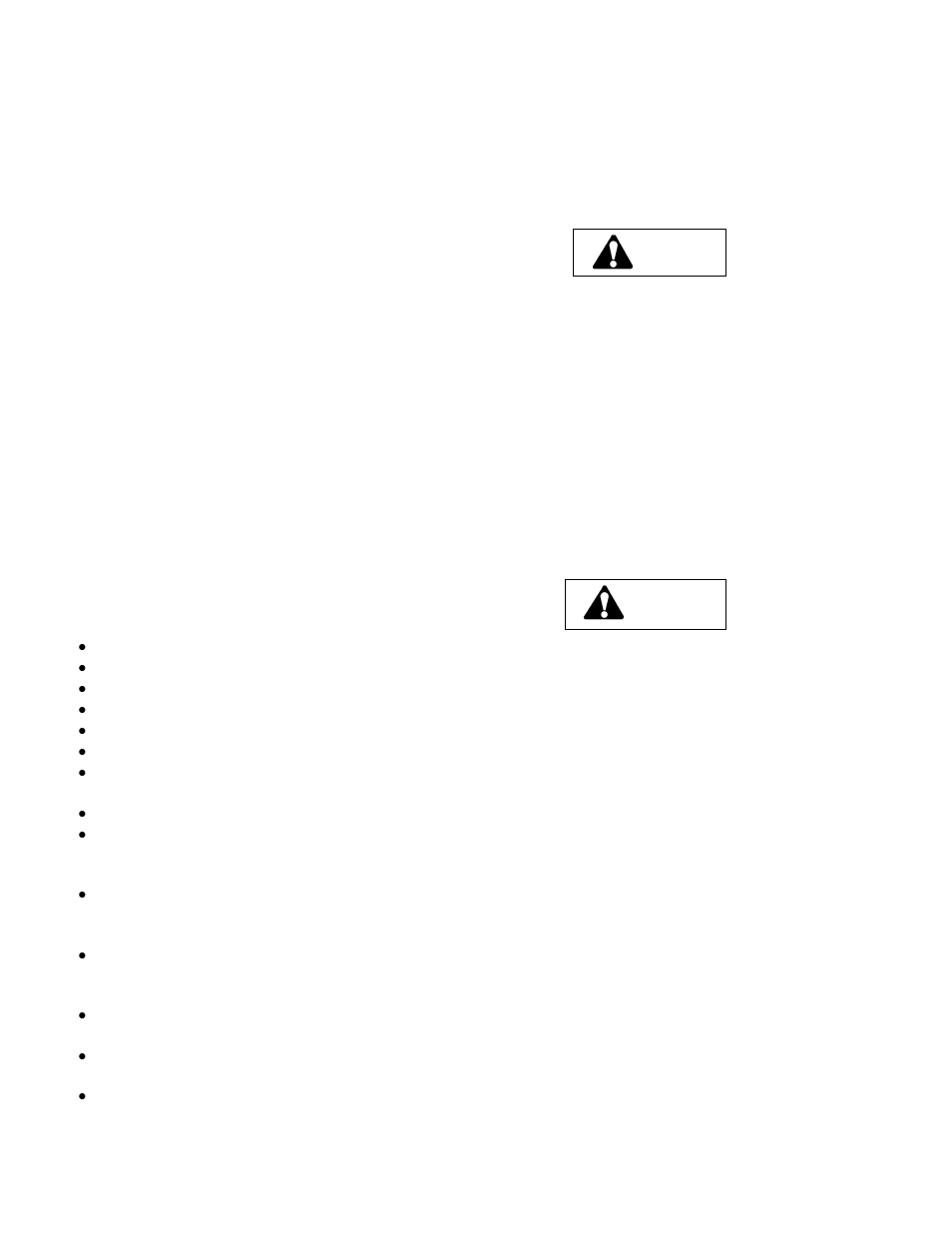 9 work area conditions and inspection, 10 initial operating safety guidelines | Wright Serial 54956 and higher User Manual | Page 9 / 44