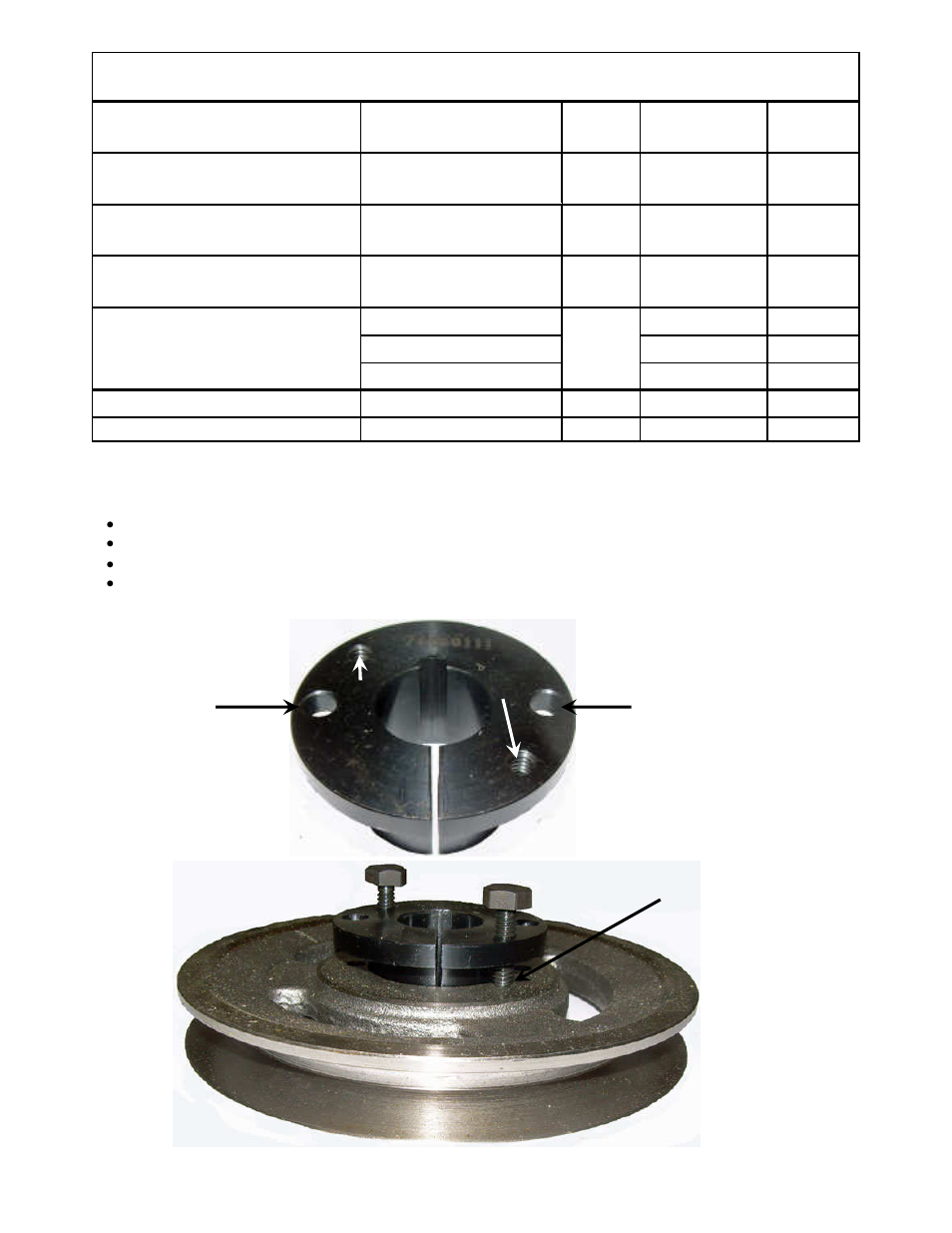 Torque specifications | Wright Serial #49705 and Higher User Manual | Page 18 / 28