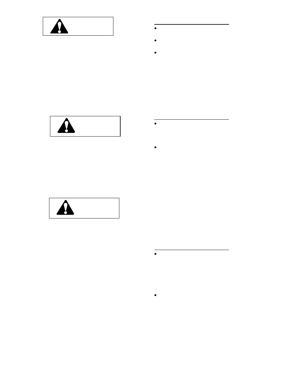 Operation in reverse, Zero-radius turn operation, Operation on slopes | Warning | Wright Serial #49705 and Higher User Manual | Page 9 / 28