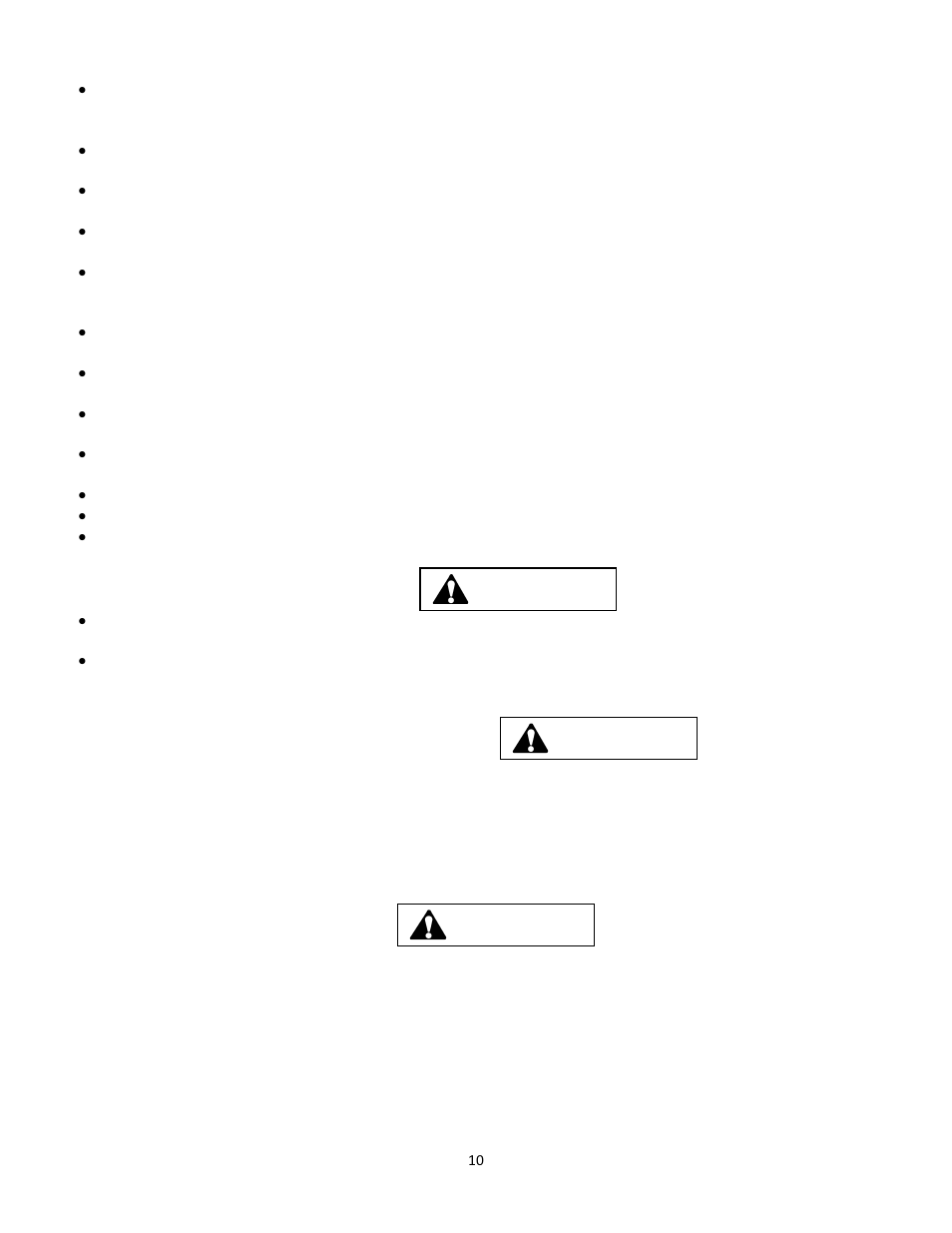 12 safety for maintenance, 13 operation in forward direction, 14 operation in reverse | Warning | Wright Serial 54956 and higher User Manual | Page 10 / 40