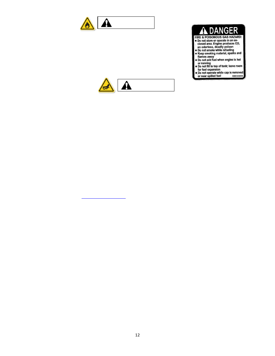 17 fuel safety, 18 hydraulic safety, 19 using a spark arrester | 20 replacement parts | Wright Serial 54956 and higher User Manual | Page 12 / 40