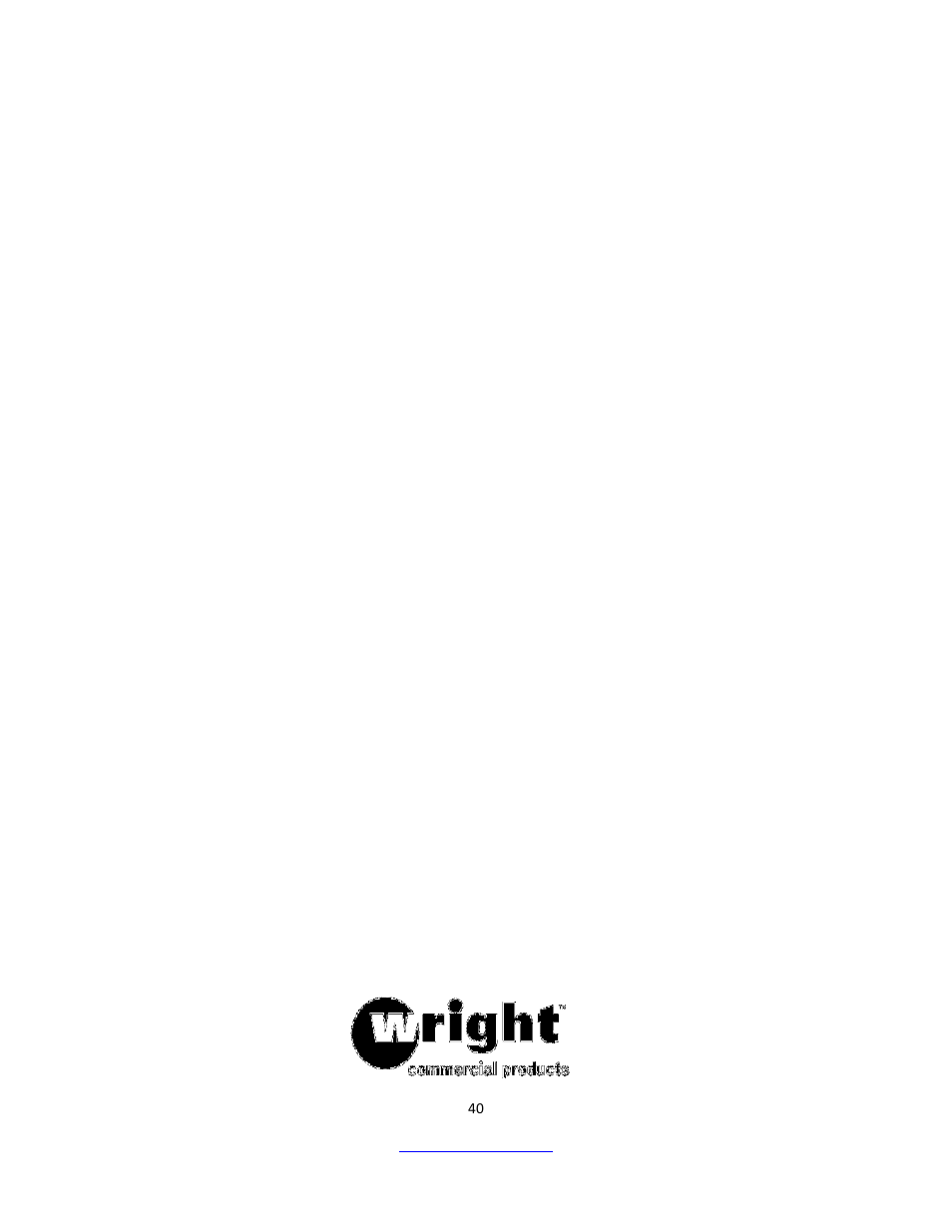 Wright Serial 54956 and higher User Manual | Page 40 / 40