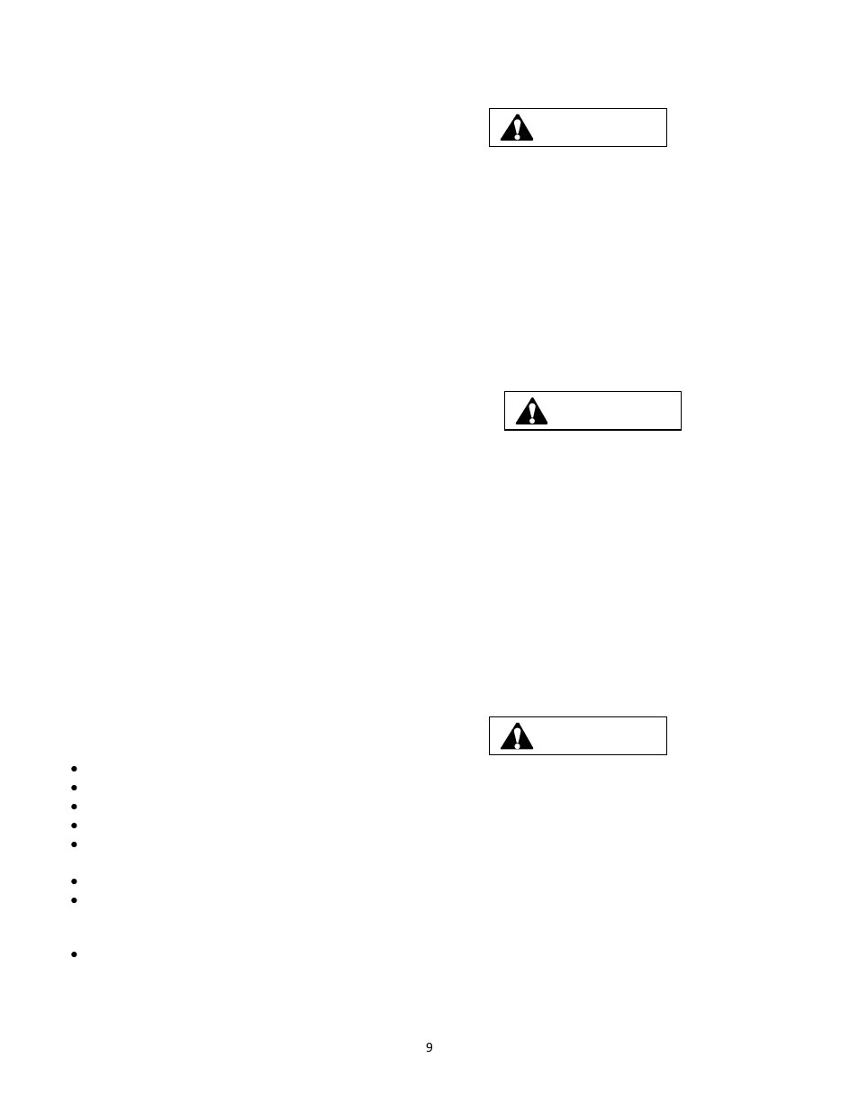 9 regular mower safety maintenance, 10 work area conditions & inspection, 11 initial operating safety guidelines | Warning | Wright Serial 54956 and higher User Manual | Page 9 / 40