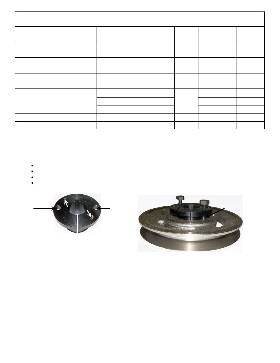 Torque specifications | Wright Serial # 53014 and higher User Manual | Page 18 / 28