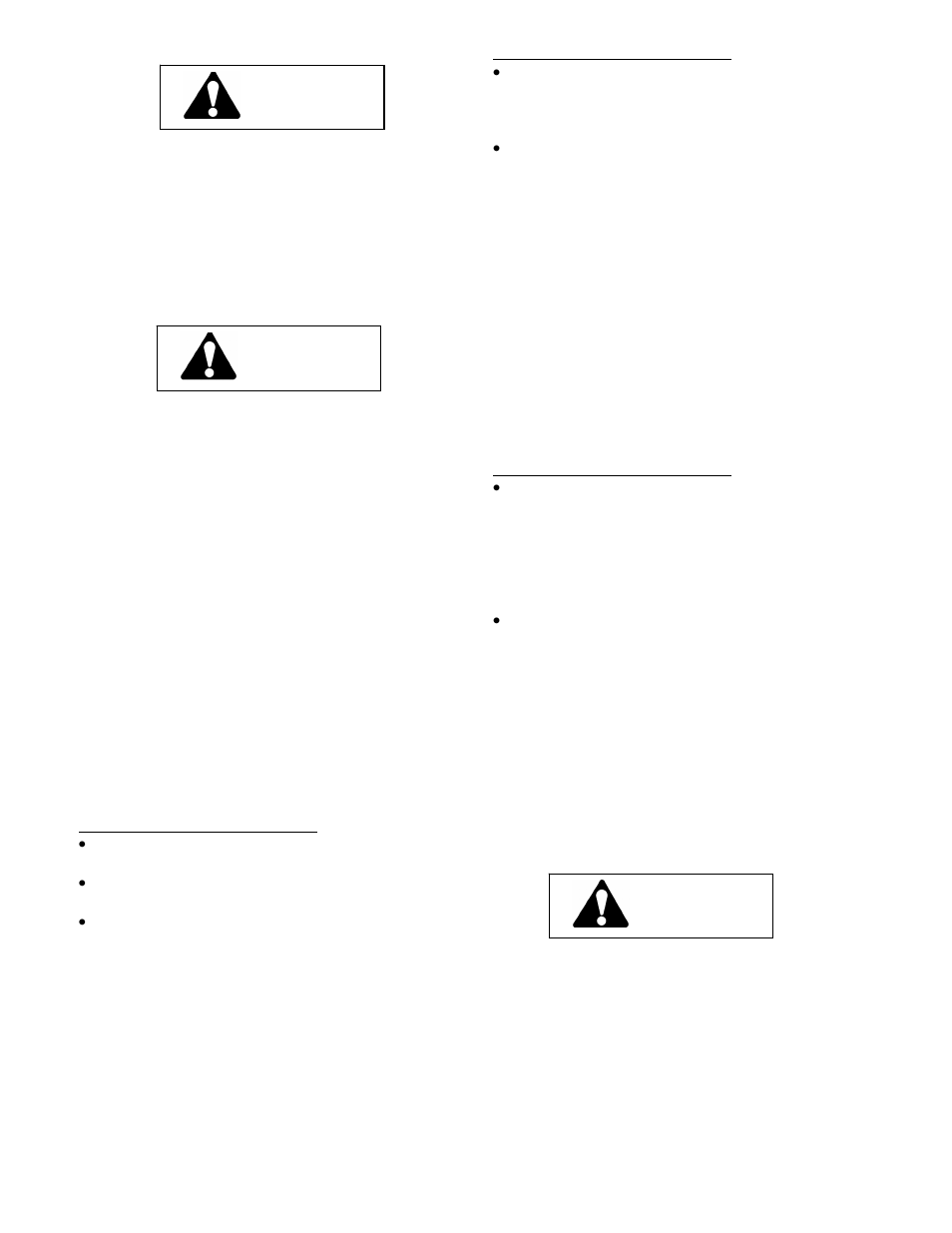 Zero-radius turn operation, Operation on slopes, Fuel safety | Warning | Wright Serial # 53014 and higher User Manual | Page 9 / 28