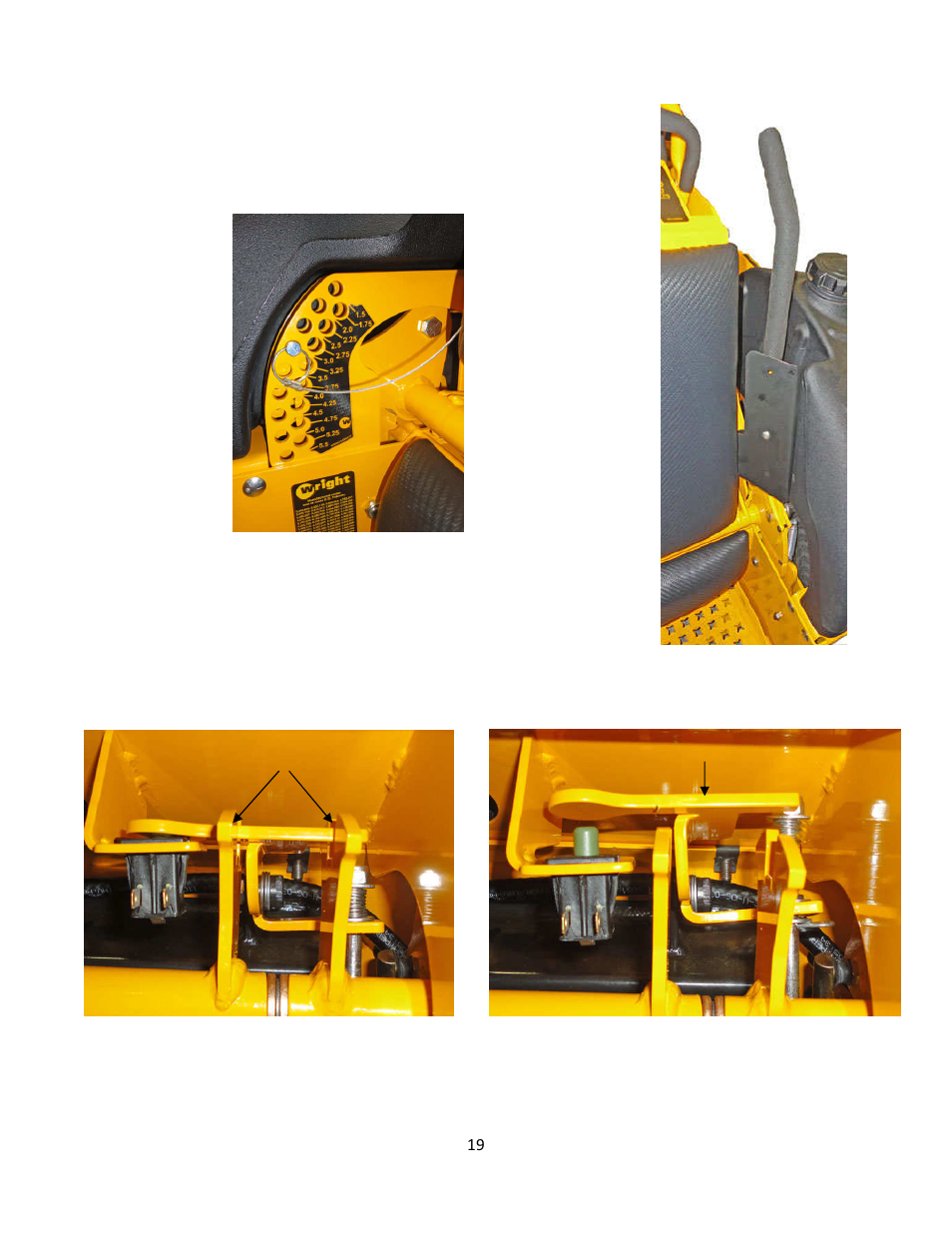 5 deck lift lever, 6 safety interlock system | Wright Serial # 55138 and higher User Manual | Page 19 / 40