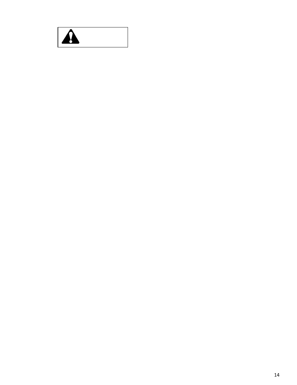 Service and adjustments, Warning | Wright Serial 46090 and higher User Manual | Page 14 / 20