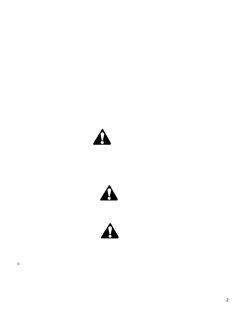 Safety alert, Warning, Caution | Wright Serial 46090 and higher User Manual | Page 2 / 20