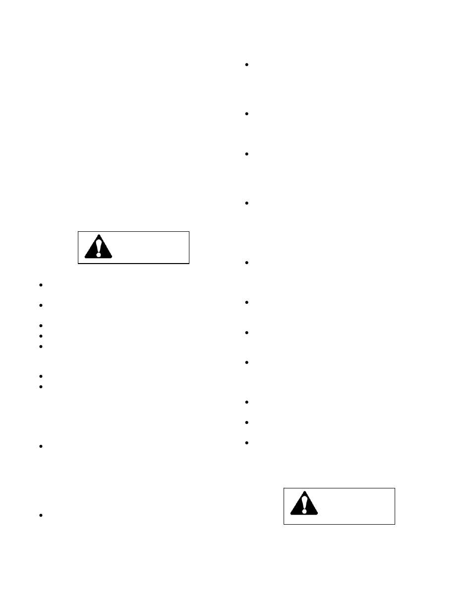 Initial operating safety guidelines, Operation in forward direction, Nitial | Perating, Afety, Uidelines, Peration, Orward, Irection, Warning | Wright Serial # 26077 and higher User Manual | Page 9 / 20