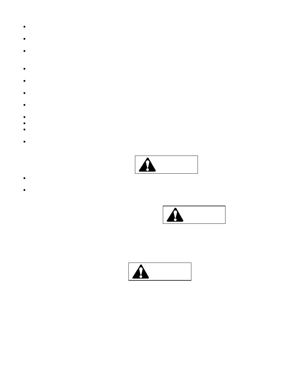 11 safety for maintenance, 12 operation in forward direction, 13 operation in reverse | Warning | Wright Serial #55142 and higher User Manual | Page 10 / 44