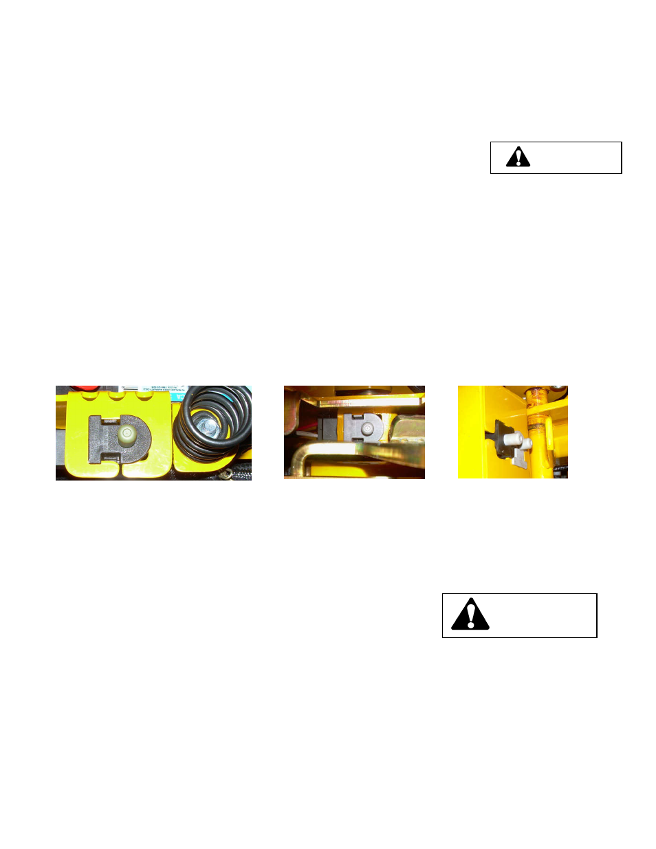 6 service and adjustments, 9 how to test/use the blade clutch/brake switch, Tire maintenance and pressure | Warning | Wright Serial #55142 and higher User Manual | Page 21 / 44