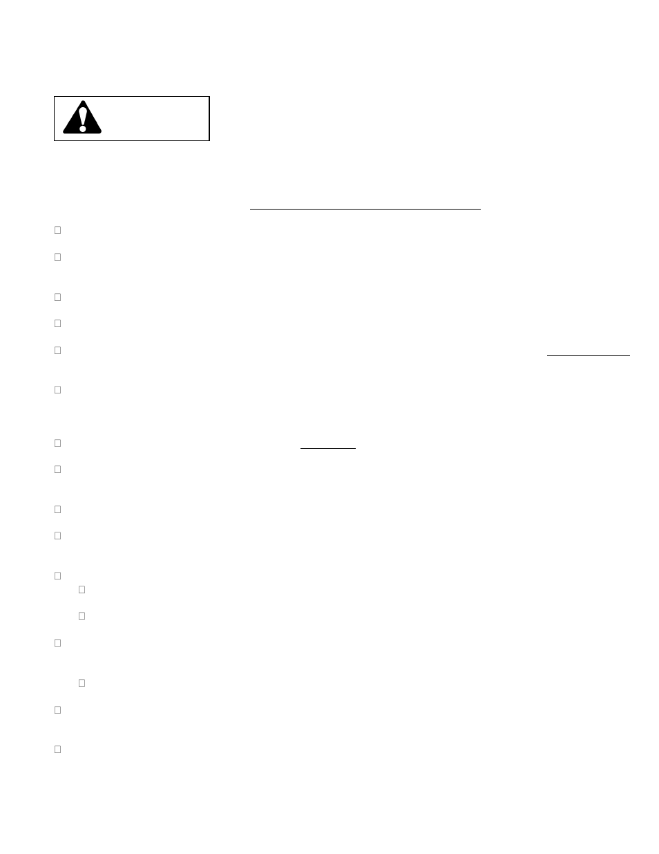 Pre-delivery service of mower by dealer, Warning | Wright Serial #55142 and higher User Manual | Page 4 / 44