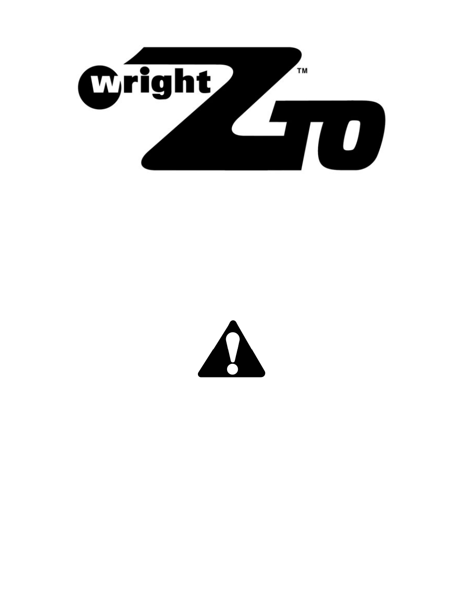 Wright Serial #62995 and higher User Manual | 48 pages