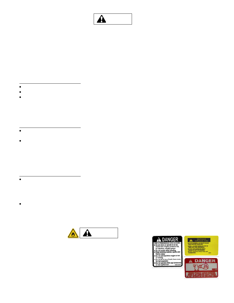 17 operation on slopes, 18 fuel safety | Wright Serial #62995 and higher User Manual | Page 12 / 48