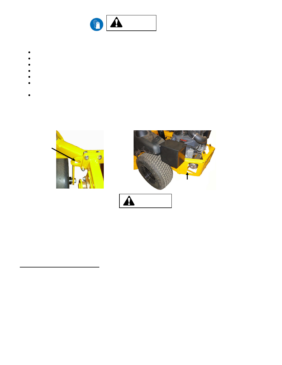 10 cutting blades, 11 transporting / tie down locations, 12 loading and unloading | 13 rop’s installation & operation | Wright Serial #62995 and higher User Manual | Page 29 / 48