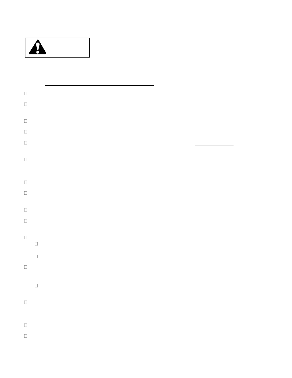 Pre-delivery service of mower by dealer, Warning | Wright Serial #62995 and higher User Manual | Page 5 / 48