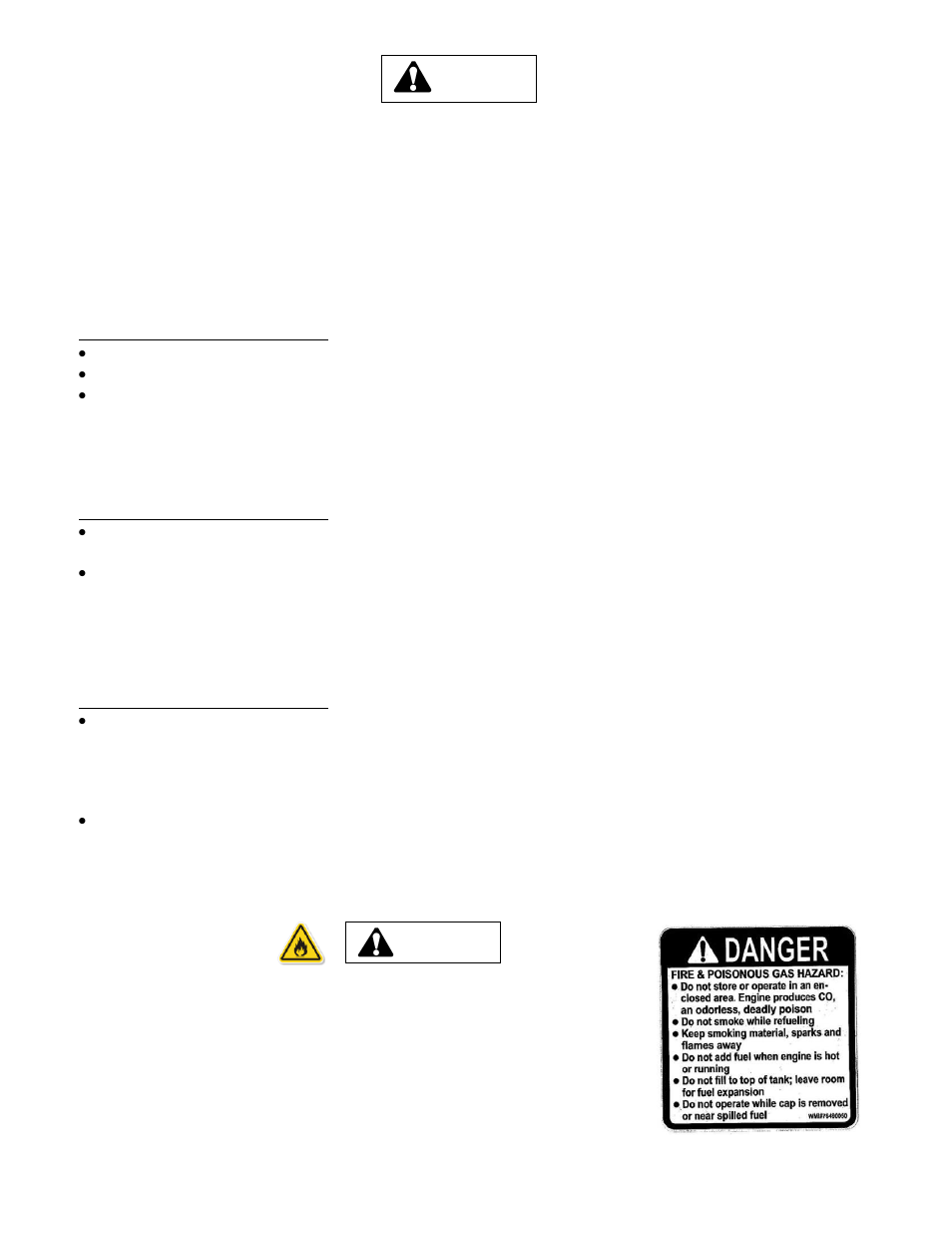 16 operation on slopes, 17 fuel safety | Wright Serial #59542 and higher User Manual | Page 11 / 44