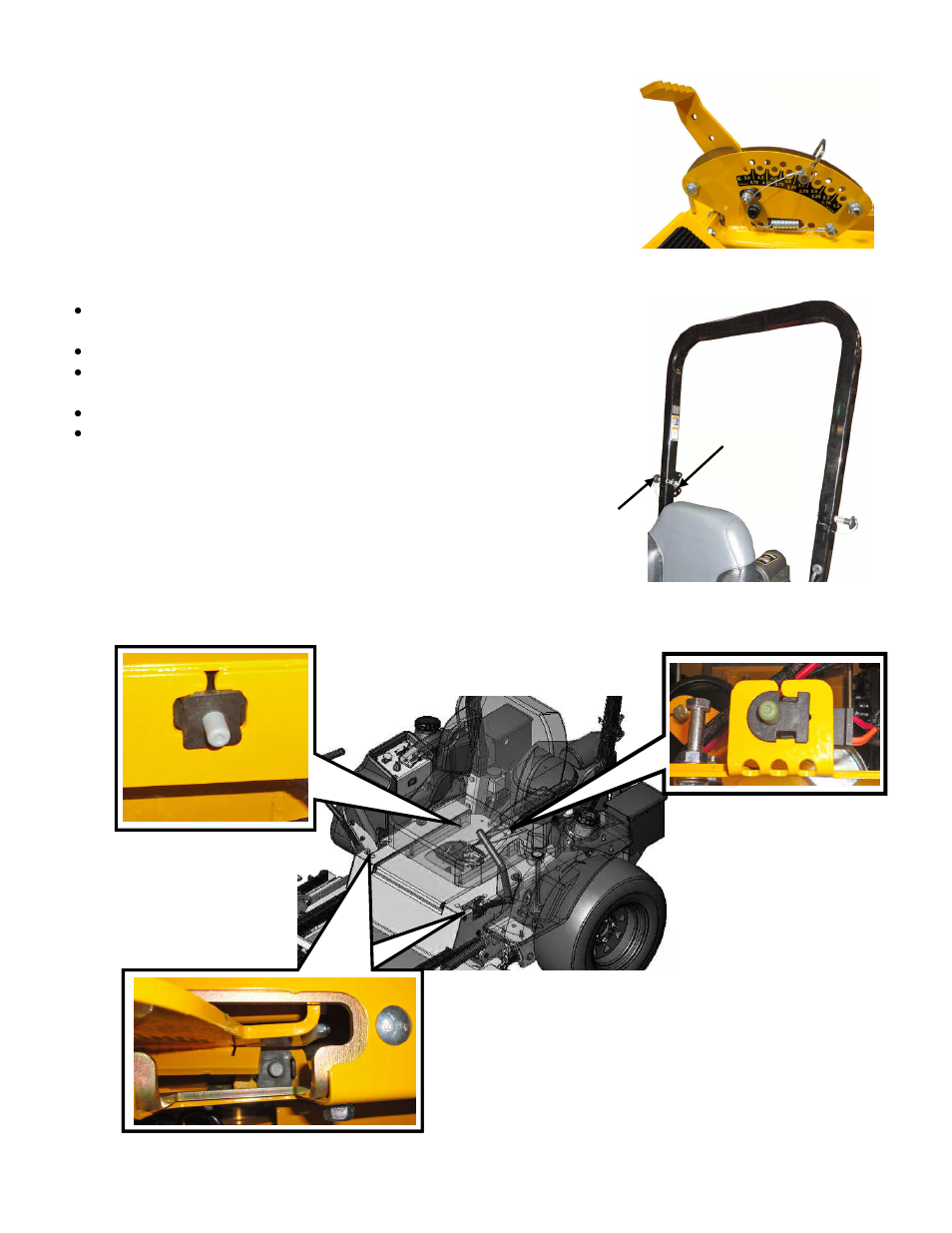 7 deck lift lever, 8 rop’s, 9 safety switch system | Wright Serial #59542 and higher User Manual | Page 18 / 44