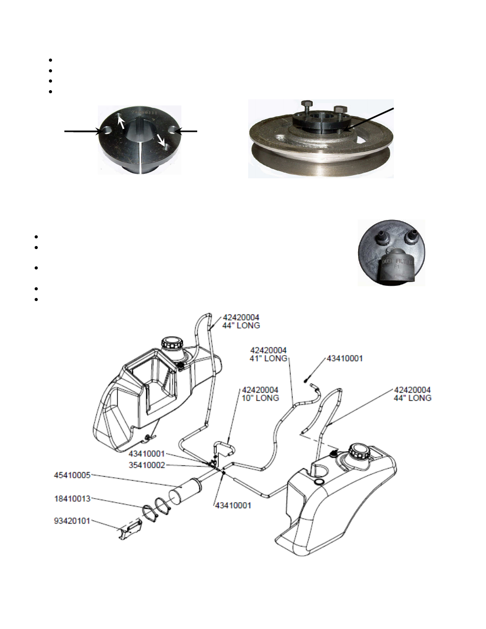 14 spindle and drive pulley split hub r&r, 15 fuel evaporation system | Wright Serial #59542 and higher User Manual | Page 29 / 44