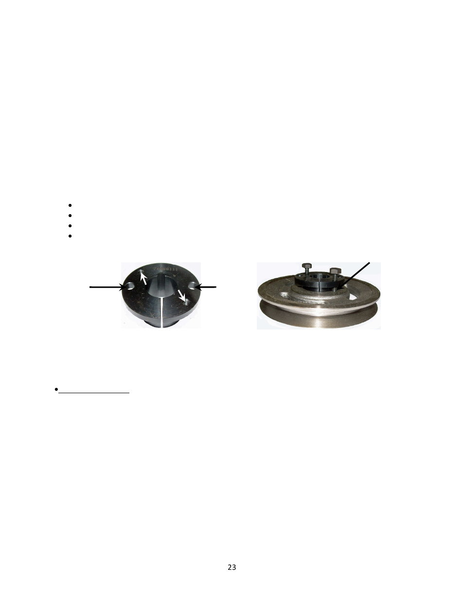 4 cutting blades, 5 spindle and drive pulley split hub r&r, 6 blade adjustments and height-of-cut | Wright Serial 54956 and higher User Manual | Page 23 / 36