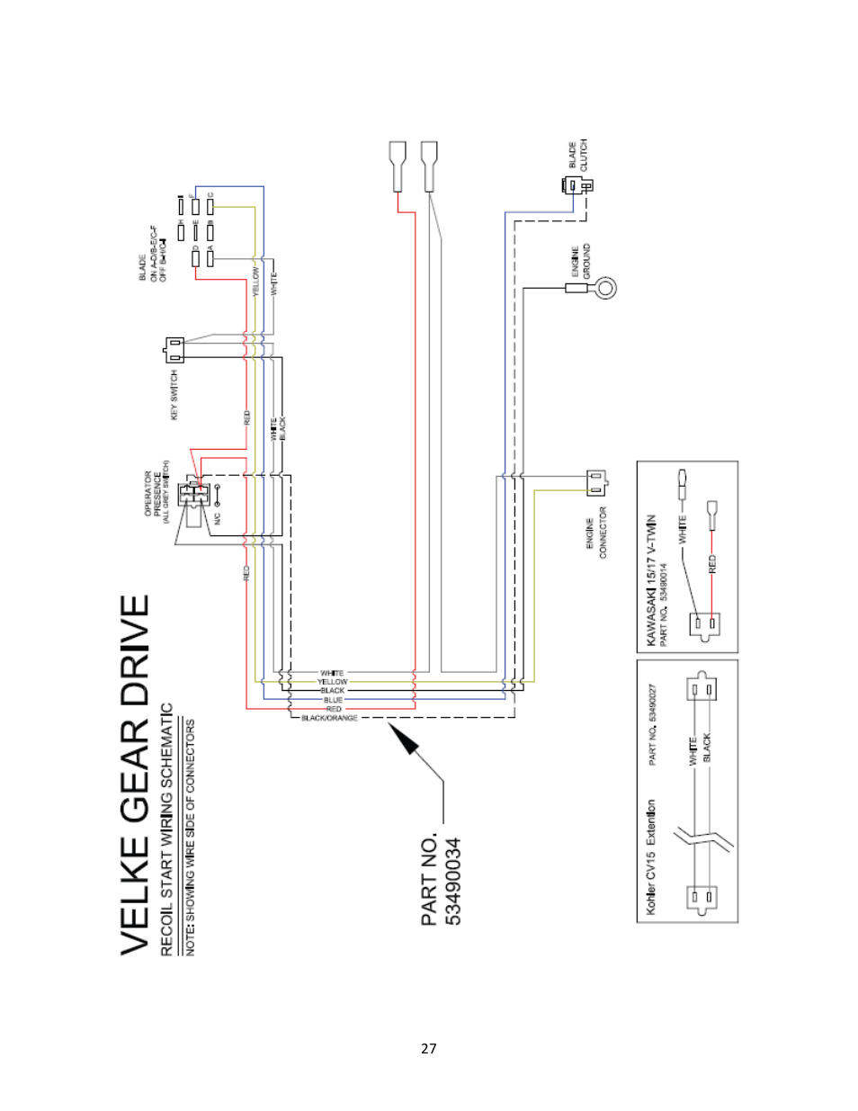 7 electrical schematic | Wright Serial 54956 and higher User Manual | Page 27 / 36