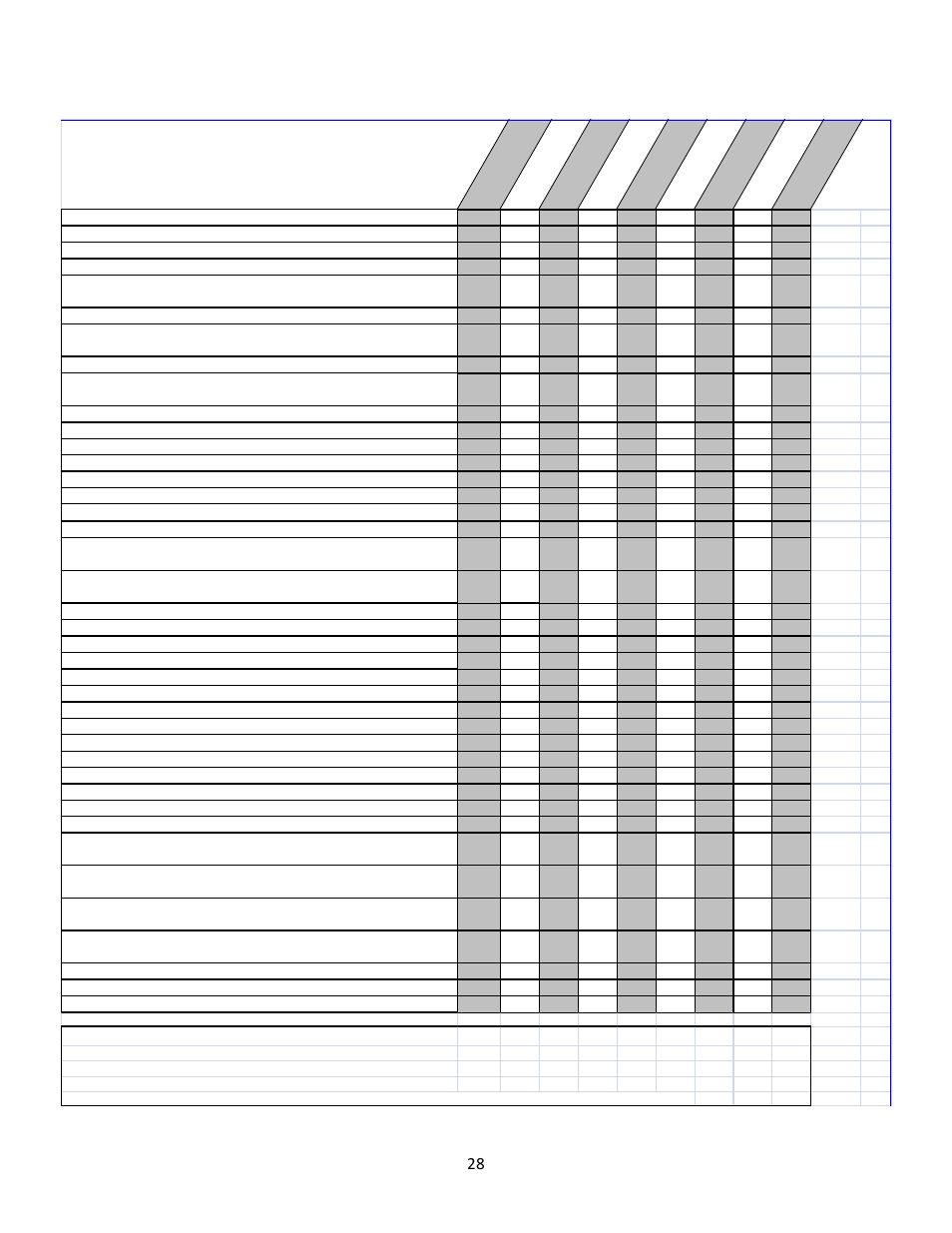 8 maintenance interval chart | Wright Serial 54956 and higher User Manual | Page 28 / 36