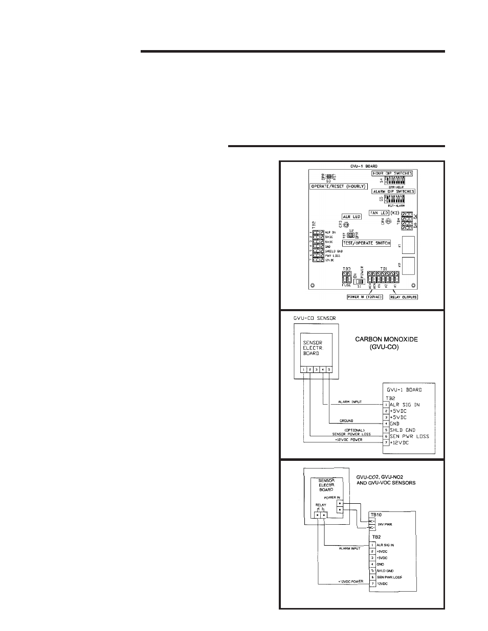 Specifications, Installation instructions | Toxalert GVU-1D User Manual | Page 2 / 4