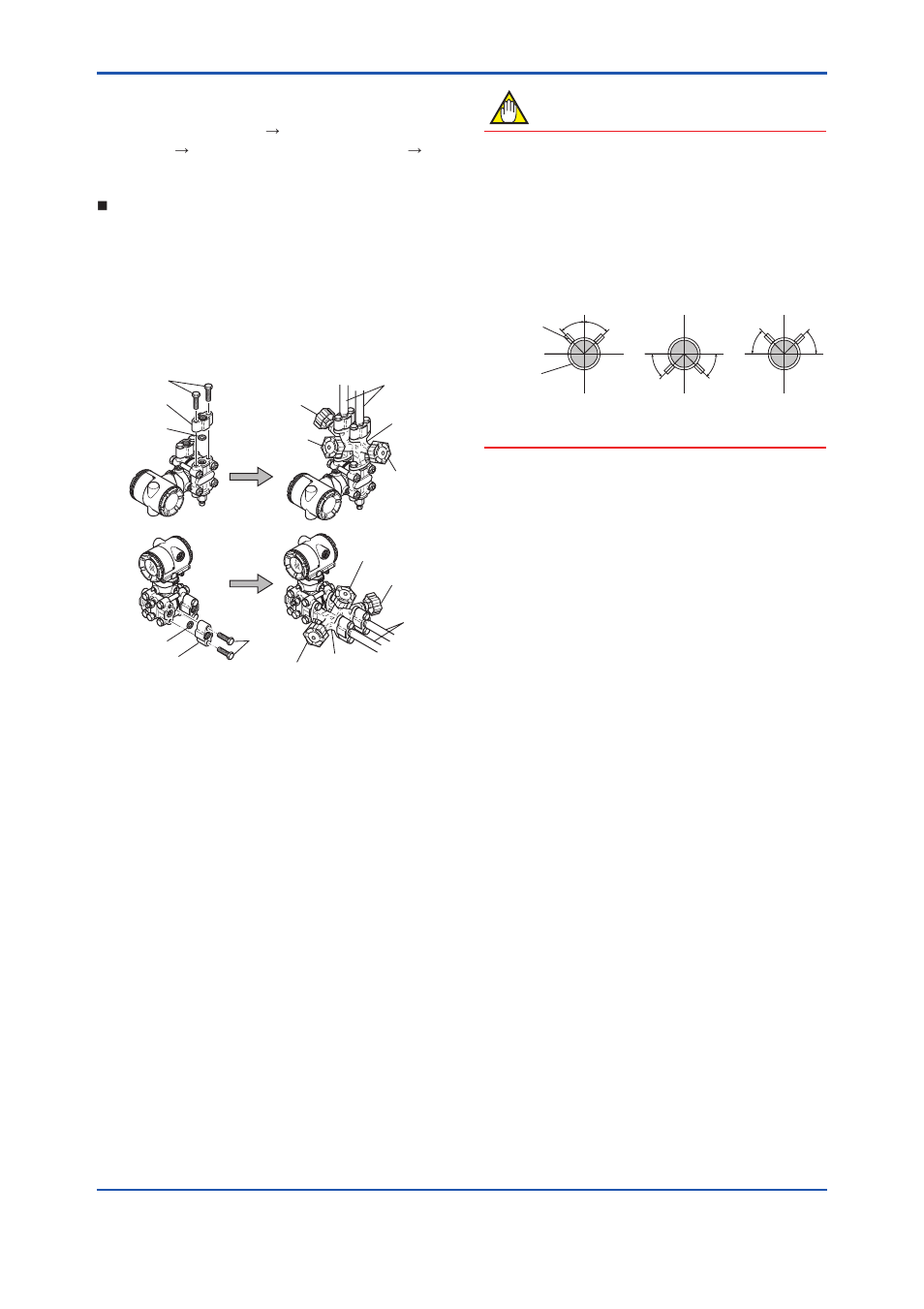 2 routing the impulse piping | Yokogawa EJA115 User Manual | Page 22 / 40