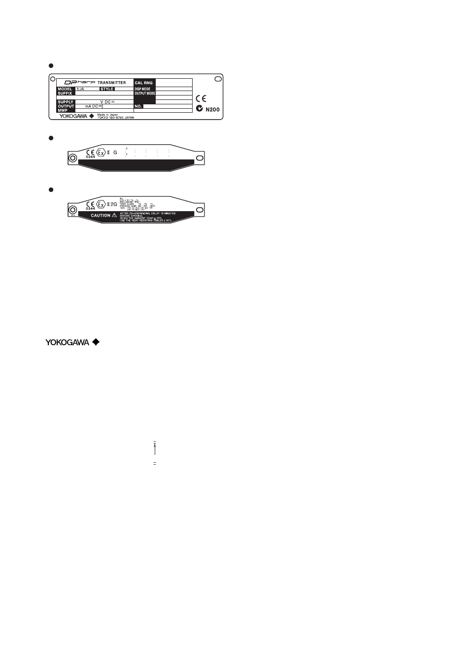 4 iecex certification, 4 iecex certification -9, 6) name plate | Yokogawa EJA115 User Manual | Page 17 / 79