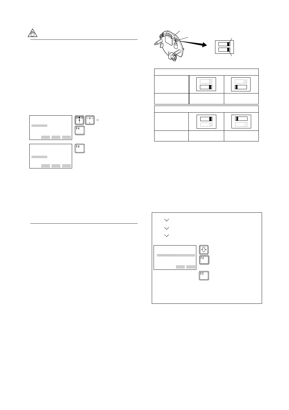 20) h2o unit select, 20) hardware write protect and burnout direction, With optional code /f1) -19 | 21) h, O unit select -19, O unit select when mmh, O, inh, O or fth, O unit select | Yokogawa EJA115 User Manual | Page 26 / 31