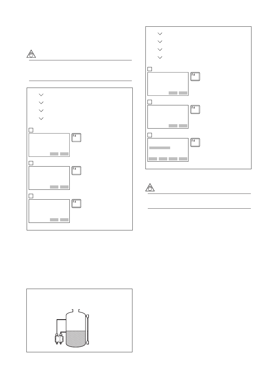 1 using the hart communicator, 2 using the transmitter zero-adjustment screw, Using the hart communicator -2 | Using the transmitter zero-adjustment screw -2, 2 using the transmitter zero-adjust- ment screw, O. use this setting to set lrv = 0 mmh | Yokogawa EJA115 User Manual | Page 5 / 31