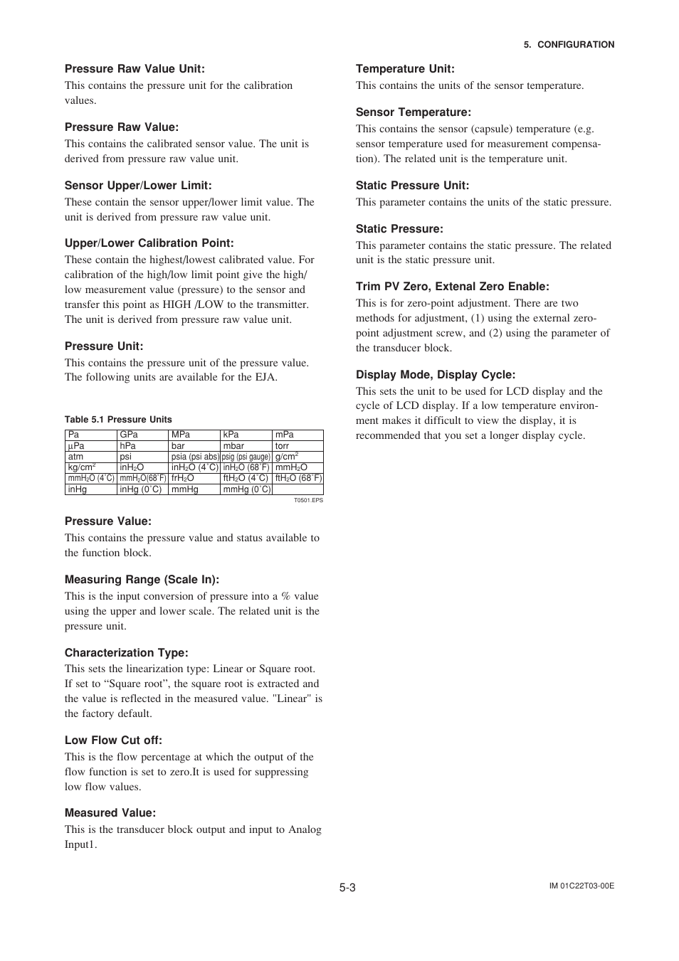 Yokogawa EJA115 User Manual | Page 25 / 47