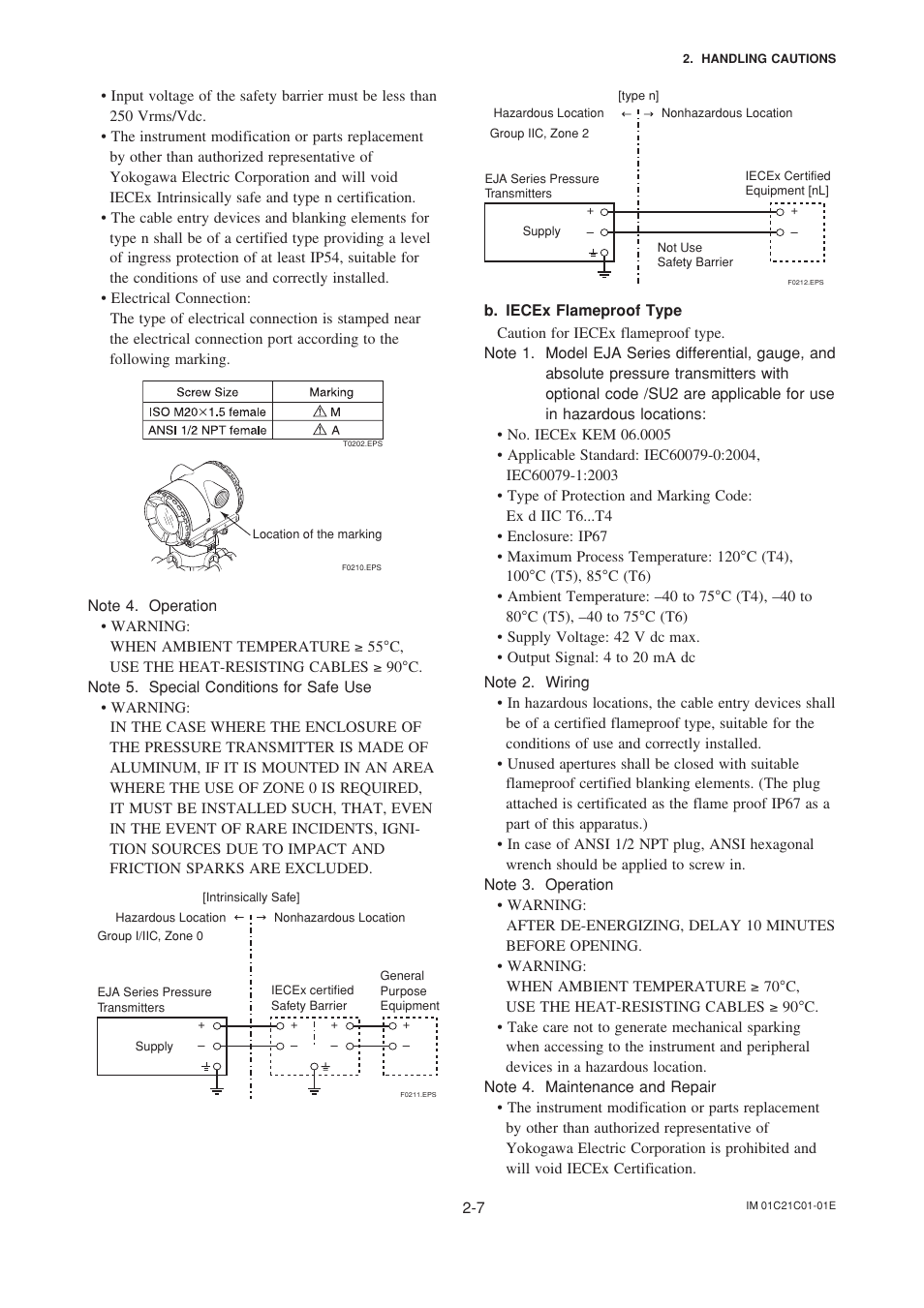 Yokogawa EJA220A User Manual | Page 15 / 70