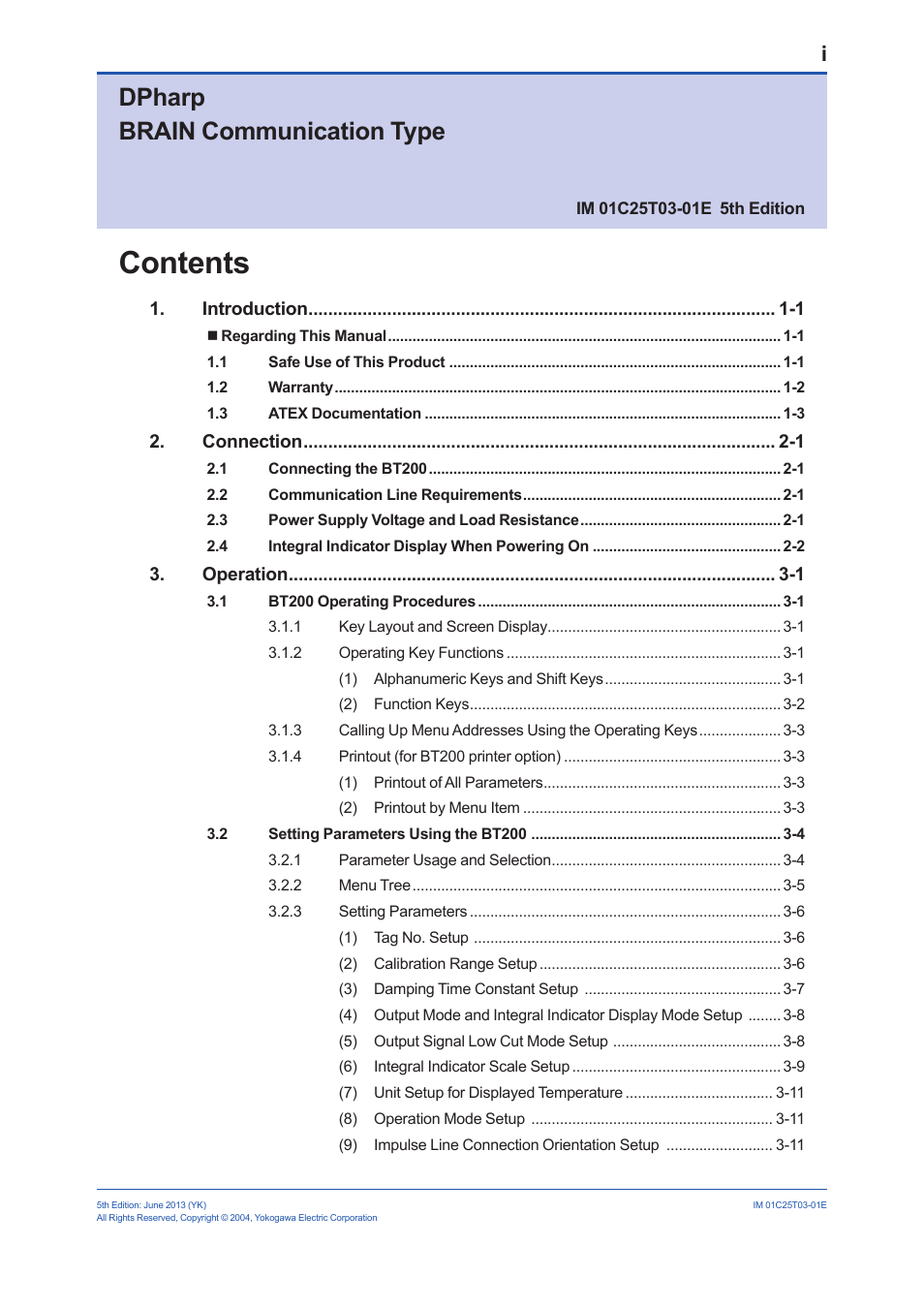 Yokogawa EJX115A User Manual | Page 2 / 41