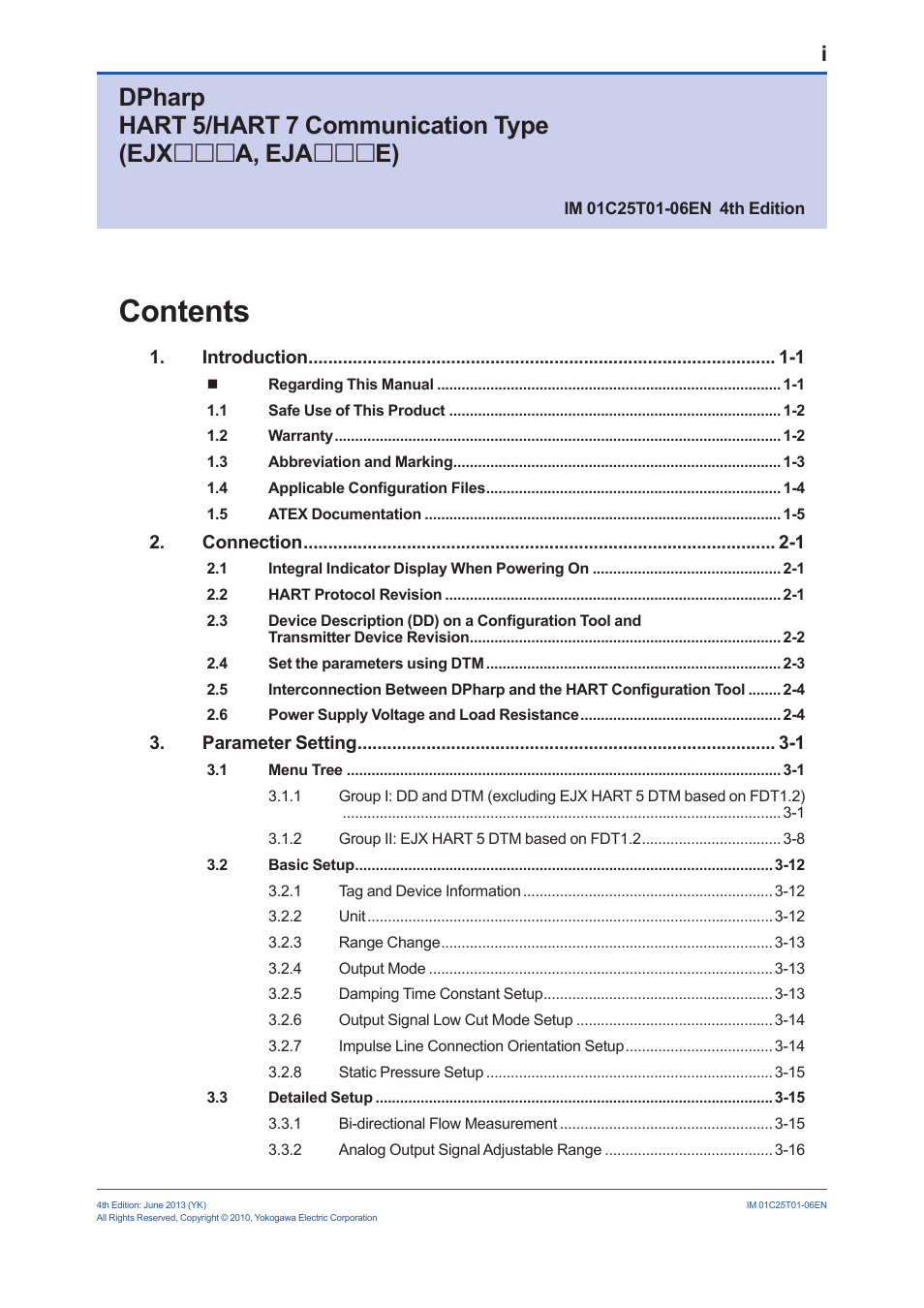 Yokogawa EJX115A User Manual | Page 2 / 96