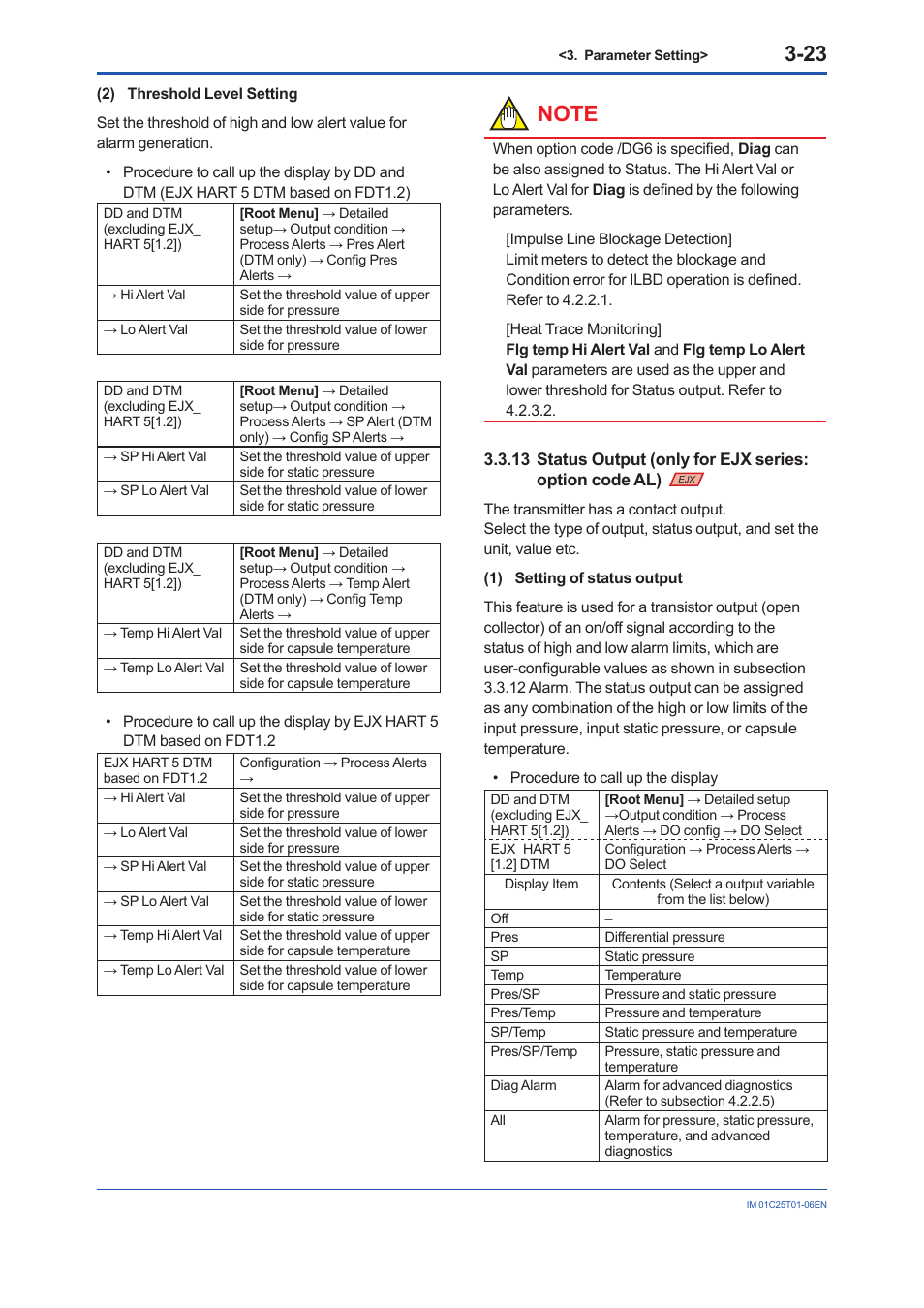 Yokogawa EJX115A User Manual | Page 36 / 96