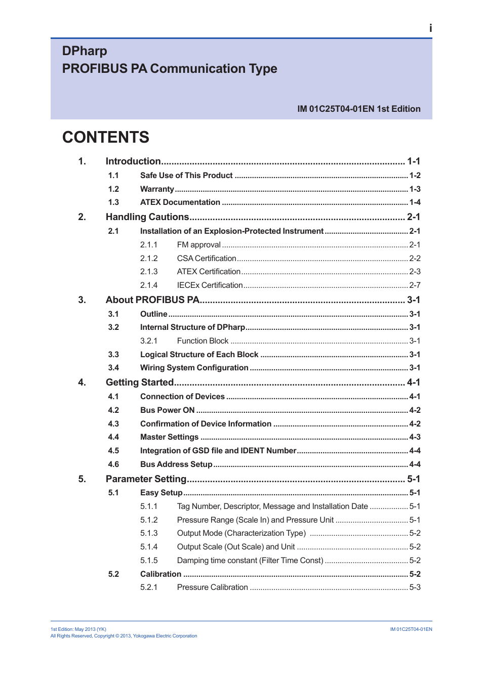 Yokogawa EJX115A User Manual | Page 2 / 89