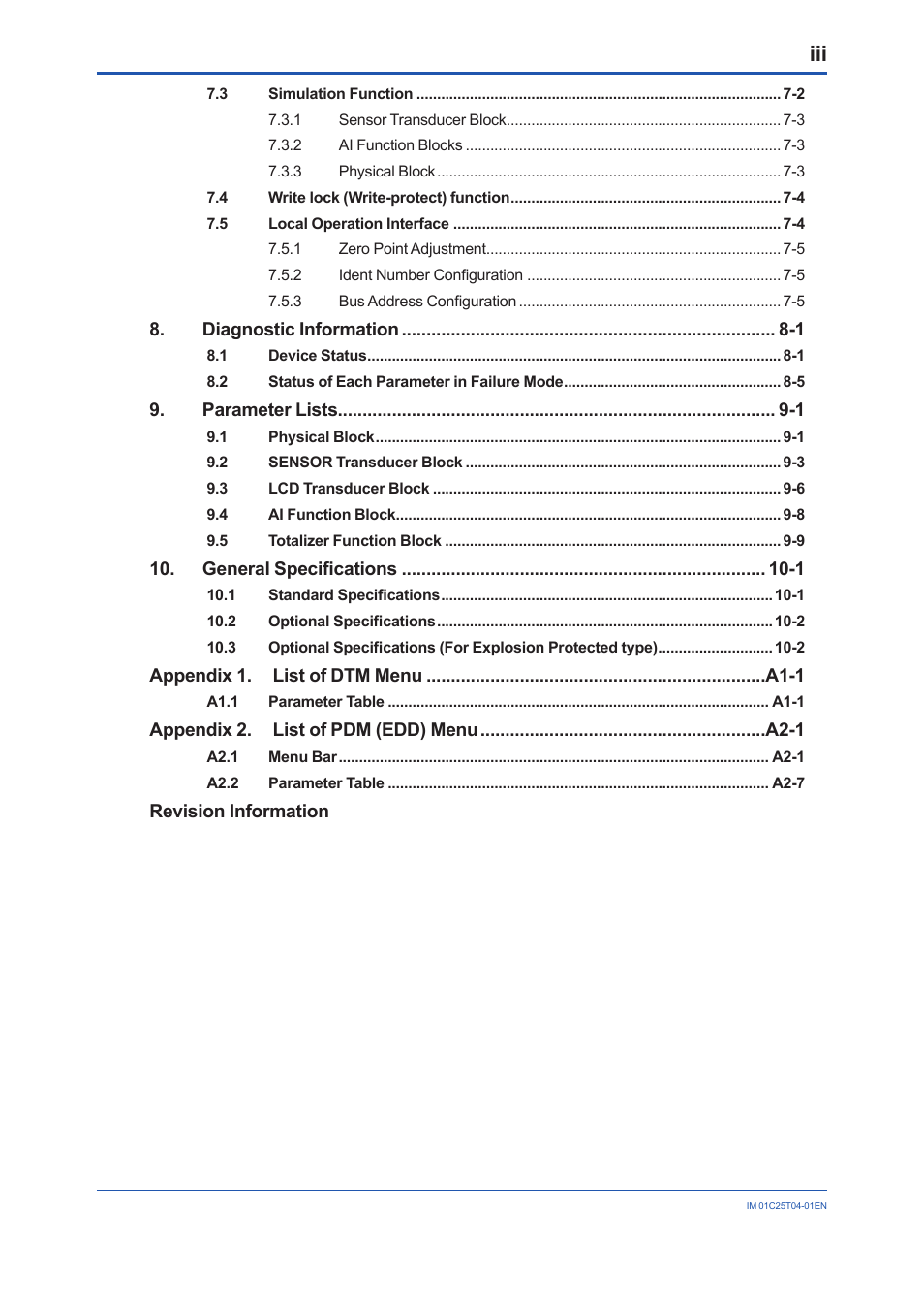 Yokogawa EJX115A User Manual | Page 4 / 89