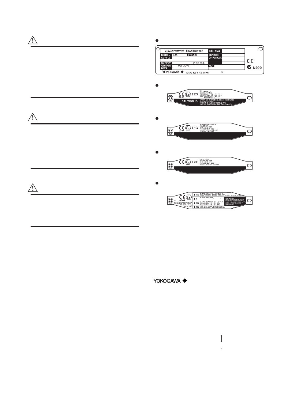 Yokogawa EJA110A User Manual | Page 18 / 83