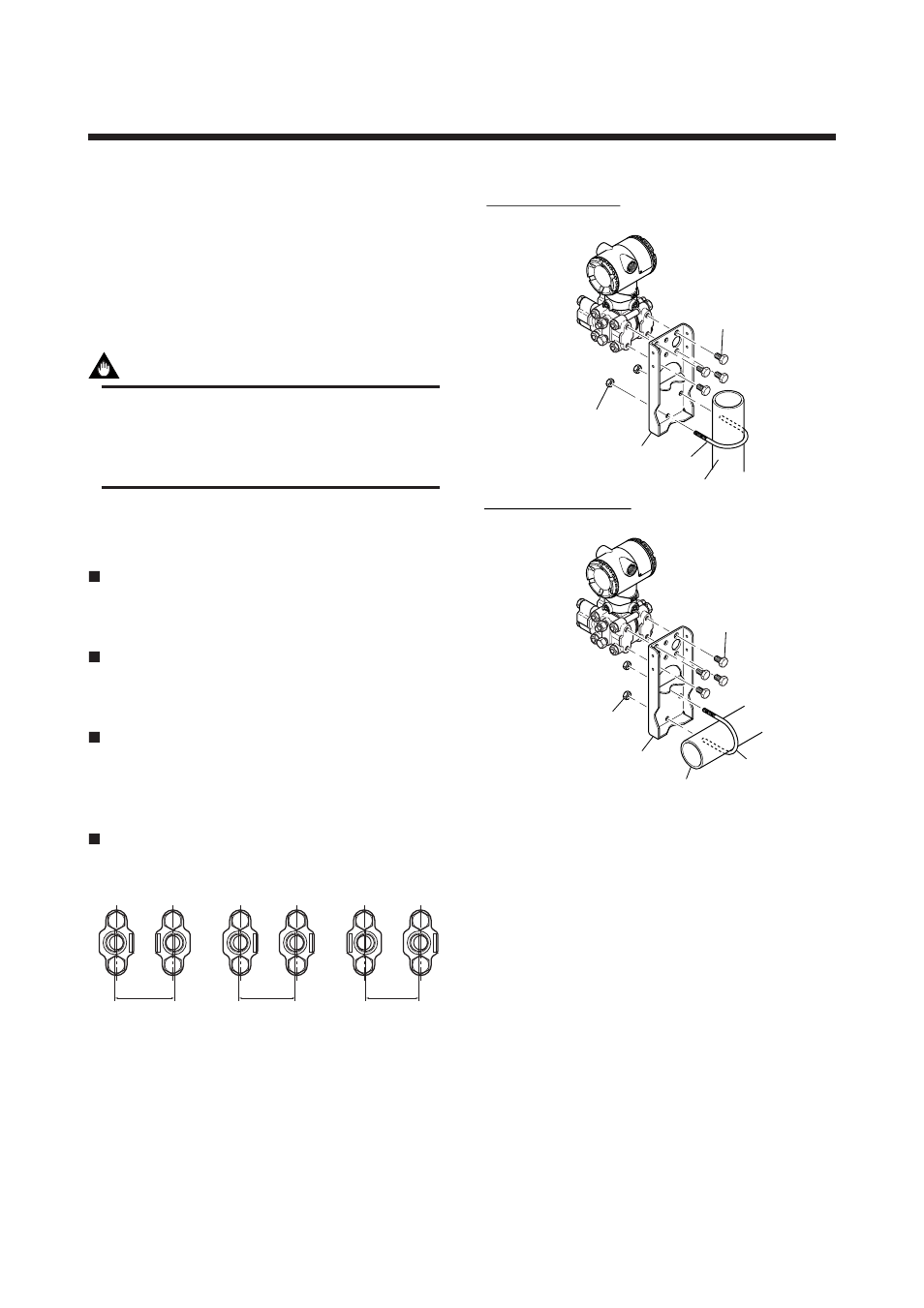Installation, 1 precautions, 2 mounting | Installation -1, Precautions -1, Mounting -1 | Yokogawa EJA110A User Manual | Page 22 / 83