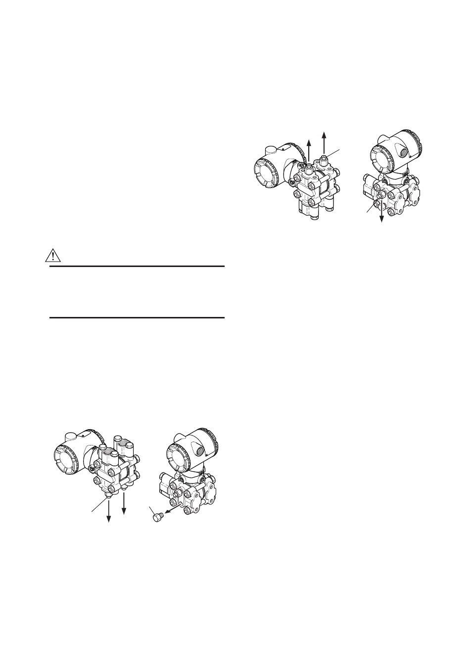 1 draining condensate, 2 venting gas, 6 setting the range using the range-setting switch | Draining condensate -4, Venting gas -4 | Yokogawa EJA110A User Manual | Page 36 / 83