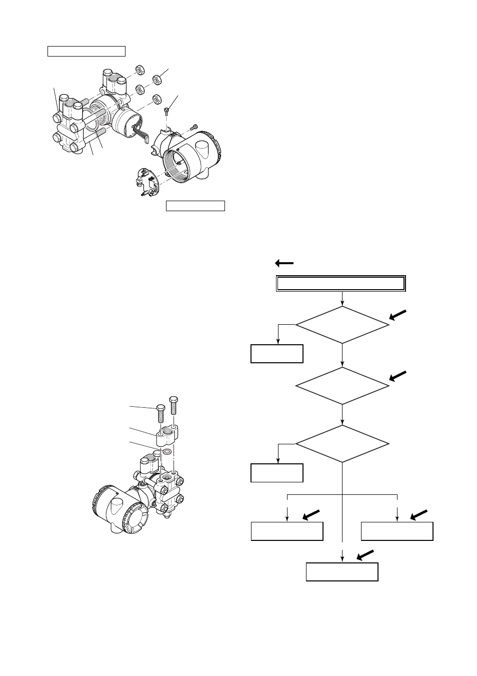 4 replacing the process connector gaskets, 5 troubleshooting, 1 basic troubleshooting | Replacing the process connector gaskets -6, Troubleshooting -6, Basic troubleshooting -6 | Yokogawa EJA110A User Manual | Page 62 / 83