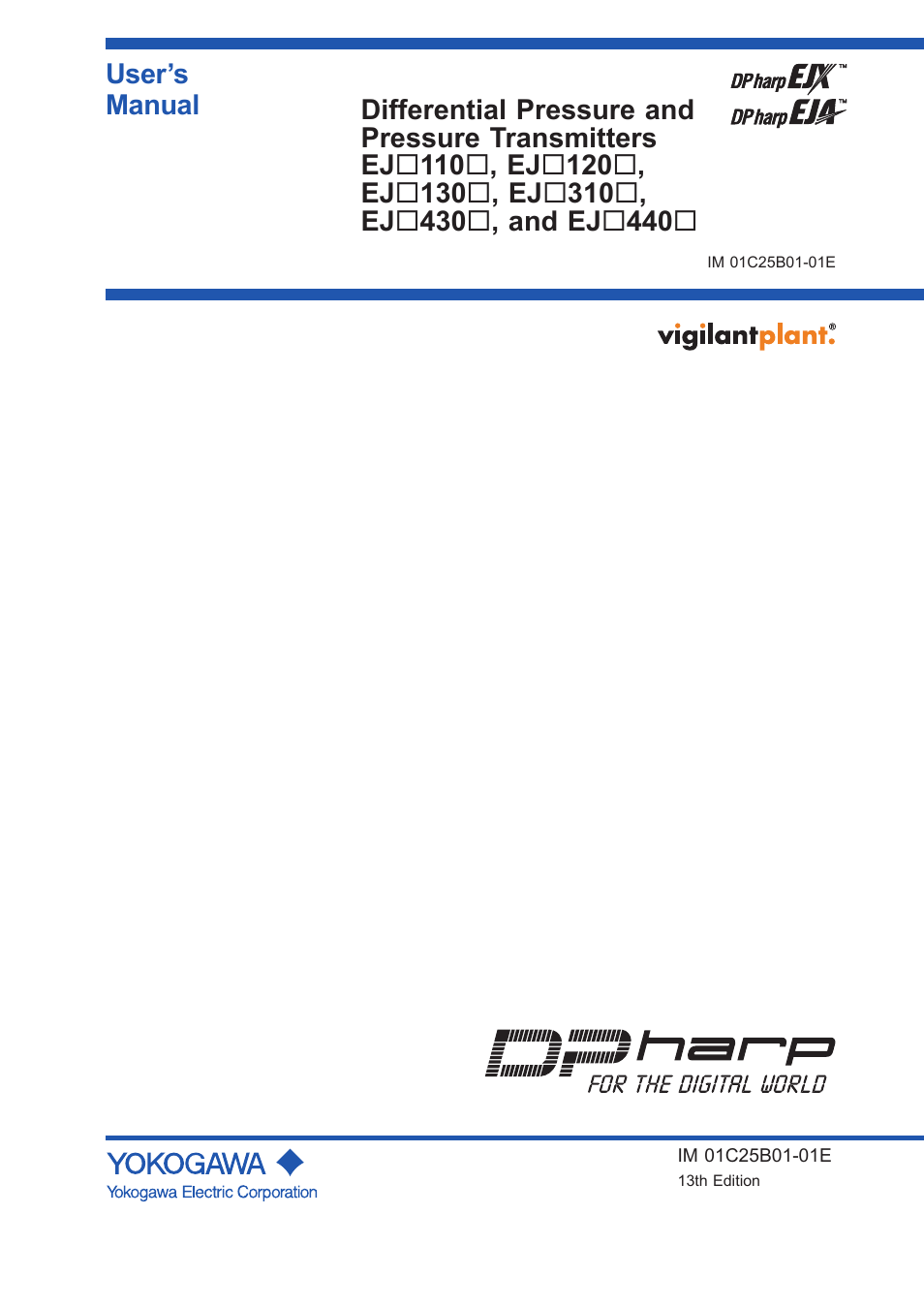 Yokogawa EJA110E User Manual | 85 pages