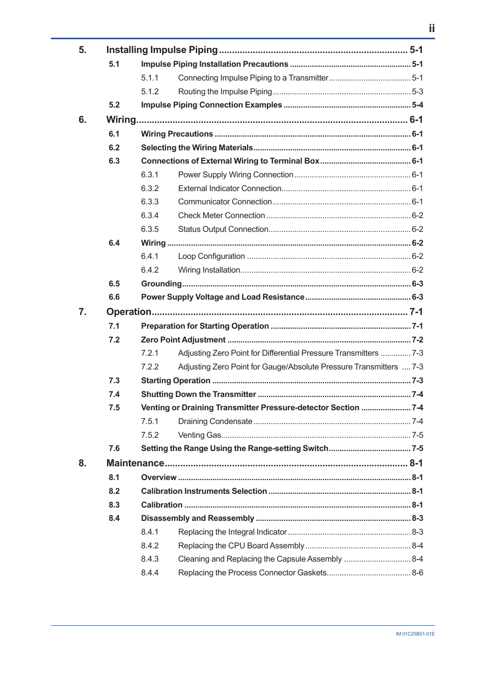 Yokogawa EJA110E User Manual | Page 3 / 85