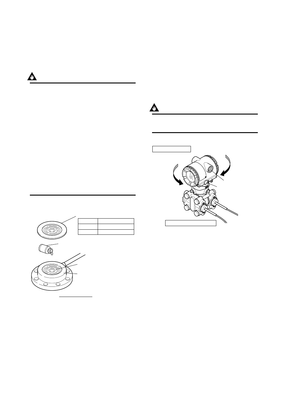 4 affixing the teflon film, 5 rotating transmitter section | Yokogawa EJA118 User Manual | Page 21 / 76