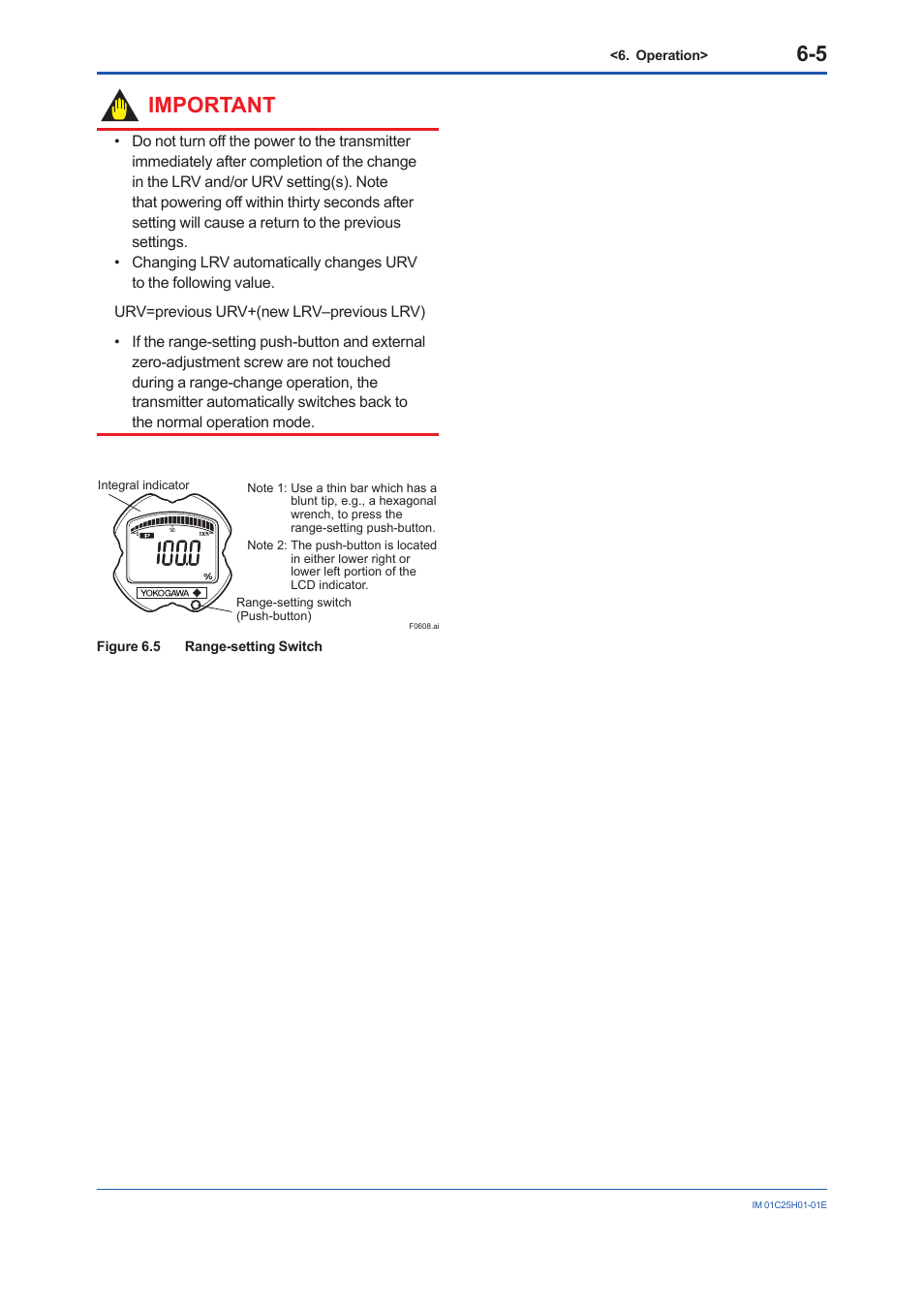 Important | Yokogawa EJX118A User Manual | Page 35 / 64