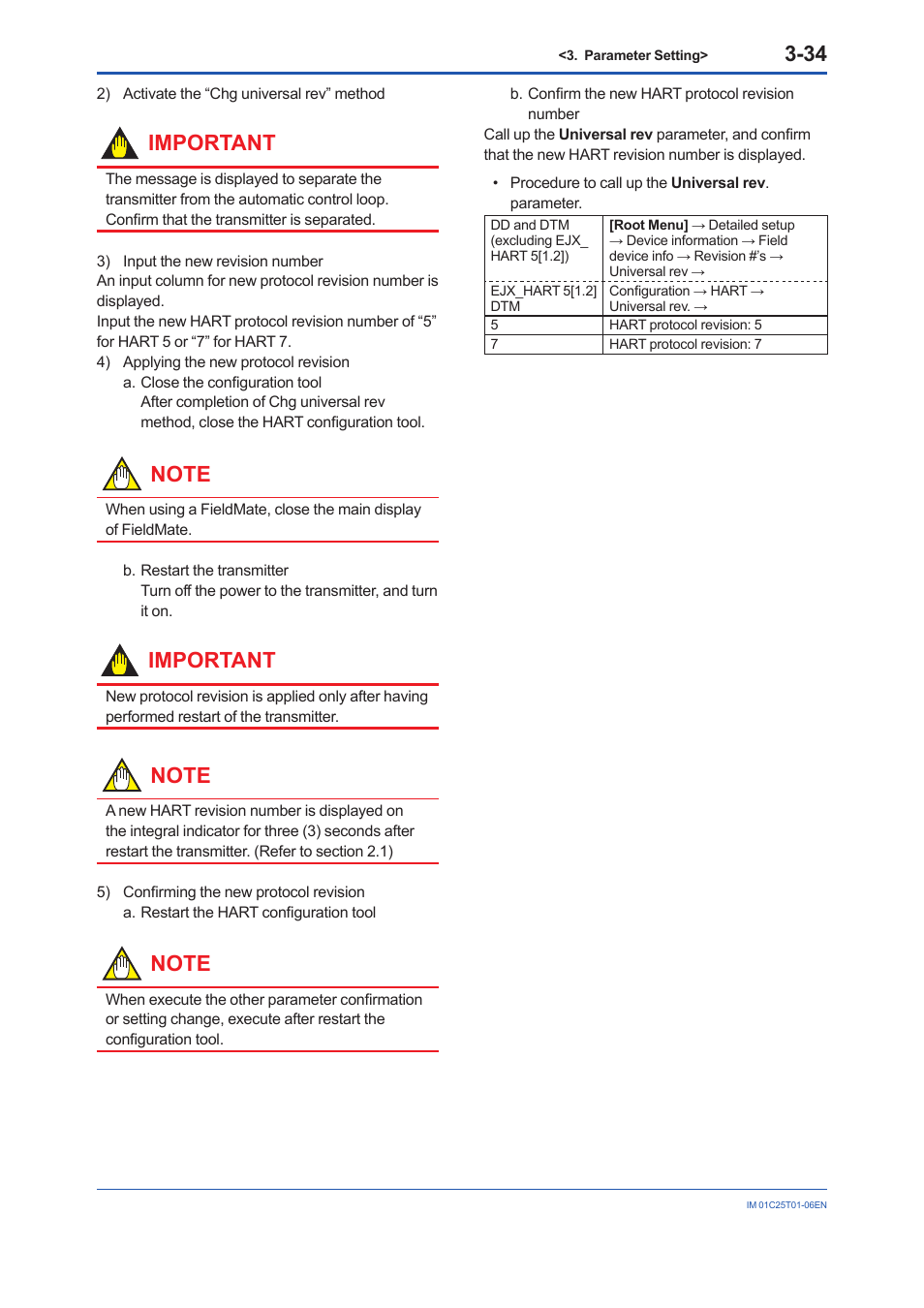 Important | Yokogawa EJA440E User Manual | Page 47 / 96