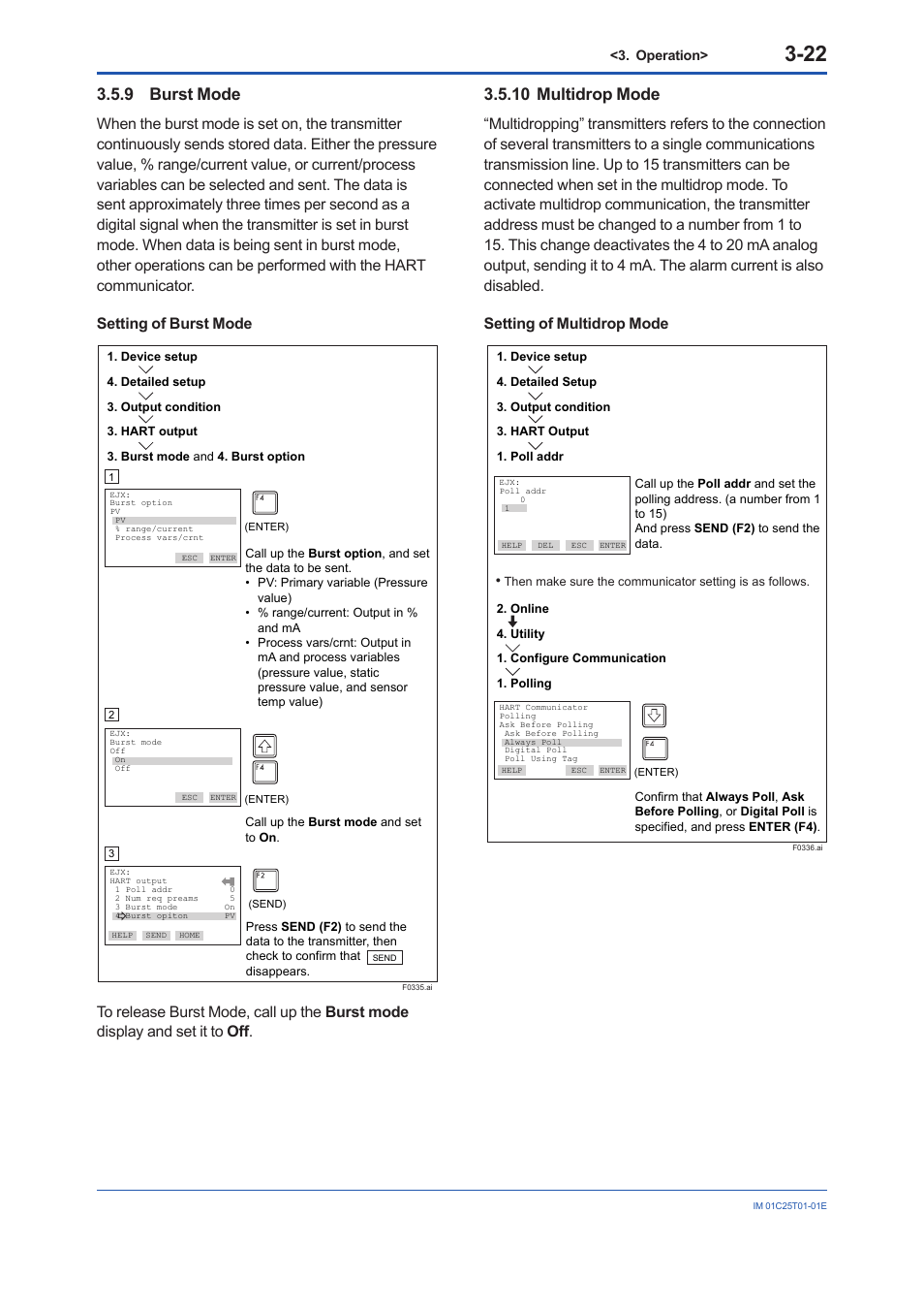 9 burst mode, 10 multidrop mode, Burst mode -22 | Multidrop mode -22 | Yokogawa EJX440A User Manual | Page 32 / 76